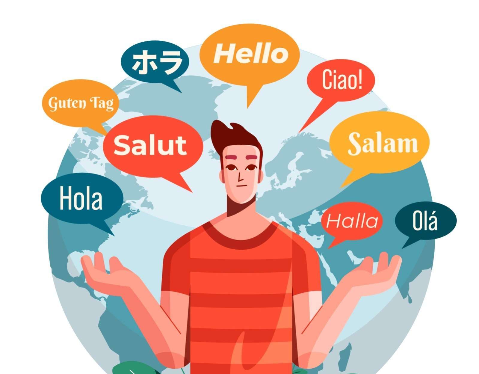 Ilustrasi Belajar Bahasa Asing